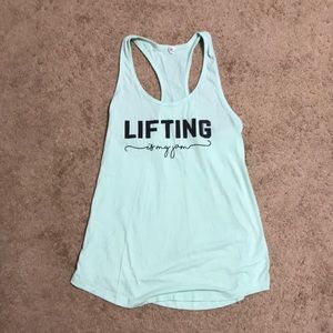 Lifting is my Jam tank